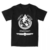 Helldivers 2 Malevelon Creek Veteran T-Shirts Women Men Vintage Cotton Tee Shirt Short Sleeve T Shirt Party Clothing Tops