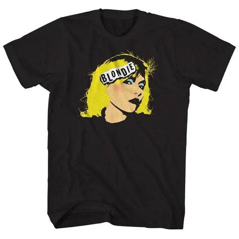 2024 New in Blondie Punk Rock Band 1960s Girl Band Vintage Loose T-Shirt Women'S T-Shirt Black Oversized T Shirts