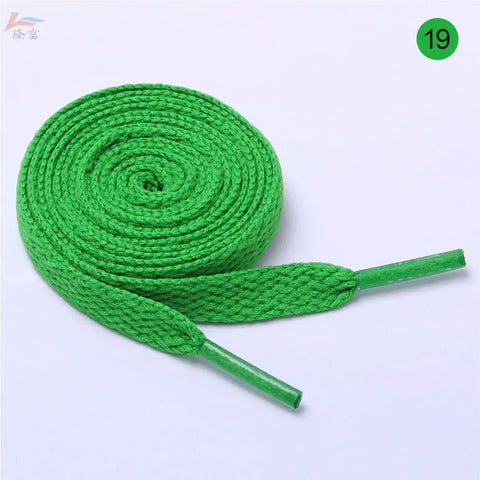 26 Colors Shoelaces Red Yellow Black Flat Laces Sneaker Shoestring No Elasticity Shoelace Women Lacet Shoe Accessories Orange