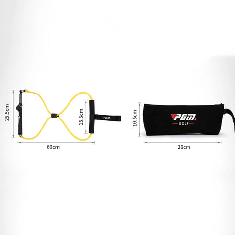 PGM Golf Swing Tensioner Men's and Women's Fitness Tensioner Stabilising Swing Posture Physical Training Equipment