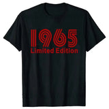 2025 Funny 60th Tee Vintage Legends Born in 1965 60 Years Old Party Women T Shirts Summer Cotton Birthday Gift Idea Men T-shirt