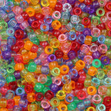 1000pcs Multi-colored Large Hole Pony Beads For Jewelry Making DIY Kids Crafts Friendship Bracelets Beading Keychains Supplies