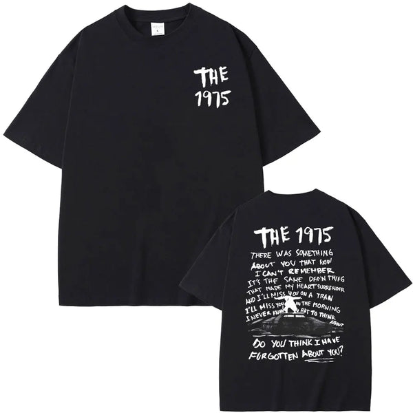 The 1975 Album Print T Shirt Men Women Hip Hop Fashion Popular Vintage T Shirts Casual Summer Comfortable Pure Cotton T-shirt