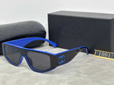 Trendy Color Block Sunglasses High Quality Motorcycle Riding Sun Protection Glasses For Men And Women Same As Popular Web Red Gl