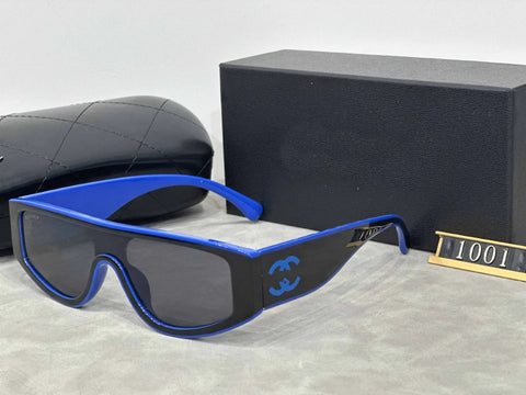 Trendy Color Block Sunglasses High Quality Motorcycle Riding Sun Protection Glasses For Men And Women Same As Popular Web Red Gl