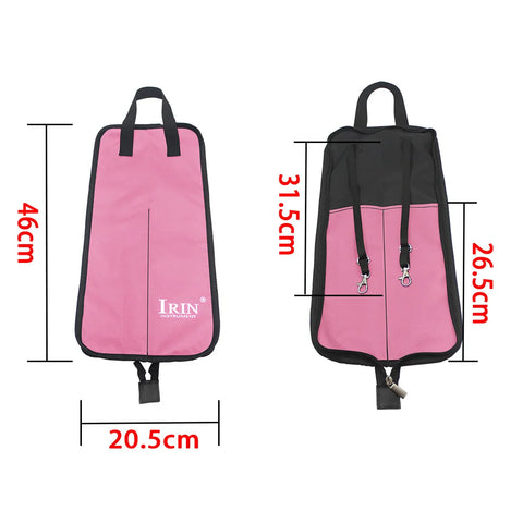 IRIN DrumStick Bag Ethnic Style Oxford Cloth Drumstick Thicken Case Large Capacity Handbag Percussion Instrument Accessories