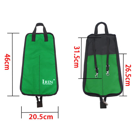 IRIN DrumStick Bag Ethnic Style Oxford Cloth Drumstick Thicken Case Large Capacity Handbag Percussion Instrument Accessories