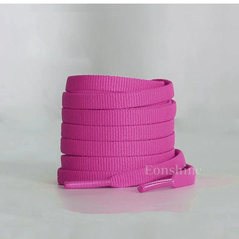 6mm Width Flat Shoelaces for Sneakers Color Basketball Shoes Laces for Shoes White Black Shoelace 90/120/140CM Shoes Accessories