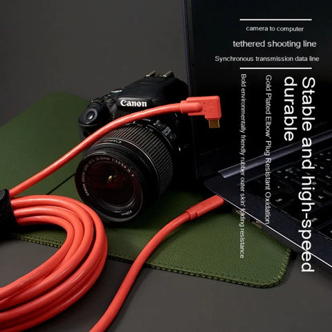 USB C Type-c to Type-c Camera Cable 3m 5m 8m for Cannon EOS R RP SONY A7m3 R3 A7R4 Tethered Shooting line Camera to Computer