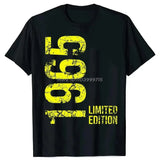 2025 Funny 60th Tee Vintage Legends Born in 1965 60 Years Old Party Women T Shirts Summer Cotton Birthday Gift Idea Men T-shirt