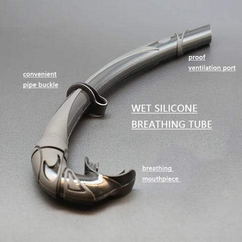 Professional Adult Silicone Waterproof Diving Mask Diving Mirror Anti Fog Floating Diving Set Large Frame Deep Set