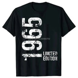 2025 Funny 60th Tee Vintage Legends Born in 1965 60 Years Old Party Women T Shirts Summer Cotton Birthday Gift Idea Men T-shirt