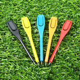 50 Pcs Golf Scoring Pen Plastic Golf Scoring Pencil Clip Score Card Lead Golfer Accessory Tool Recording Golf Supplies 5 Colors