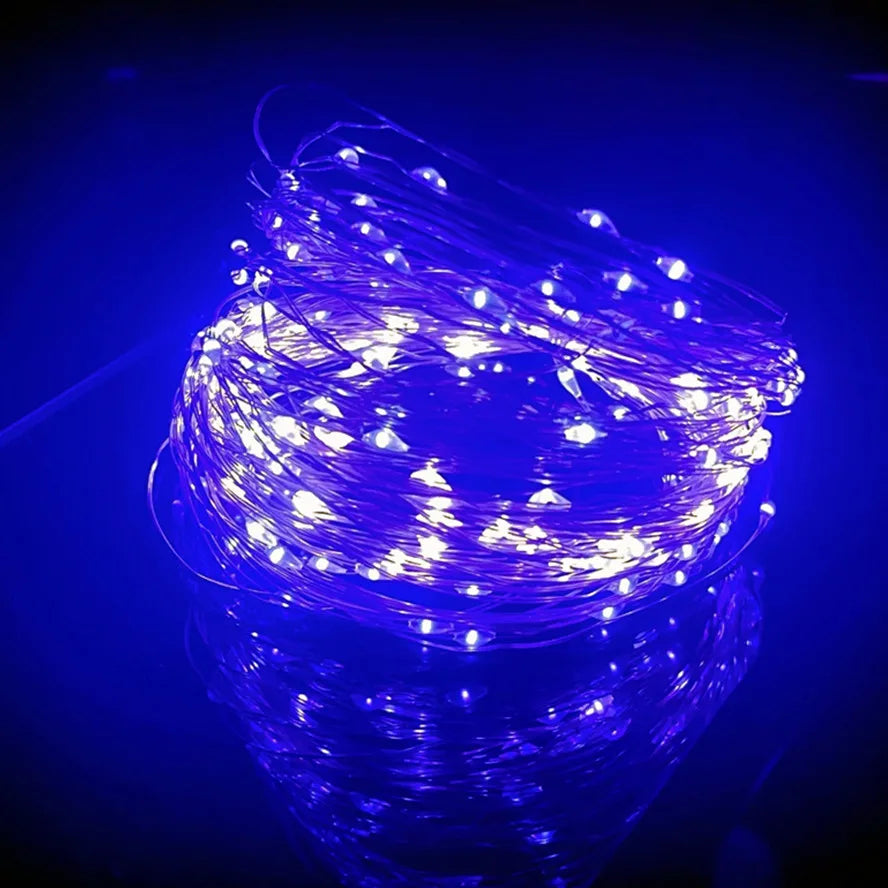 5M LED String Lights Waterproof Led Copper Wire Fairy Lights Battery Operated DIY Wedding Party Christmas Decoration Lights