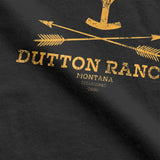 Vintage Yellow Stones T-Shirt Men Dutton Ranch Arrows Crewneck Cotton T Shirt US TV Shows Short Sleeve Tee Plus Size Merchandise