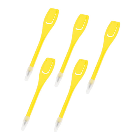 50 Pcs Golf Scoring Pen Plastic Golf Scoring Pencil Clip Score Card Lead Golfer Accessory Tool Recording Golf Supplies 5 Colors
