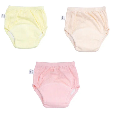 3PCS/LOT Candy Colors Newborn Training Pants Summer Baby Shorts Washable Boy Girls Cloth Diapers Reusable Nappies Infant Panties