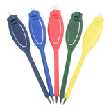 20 Pcs Plastic Golf Scoring Pen Pencil Clip with Eraser Score Card Lead Scoring Golfer Accessory Tool Recording Score Golf Pen