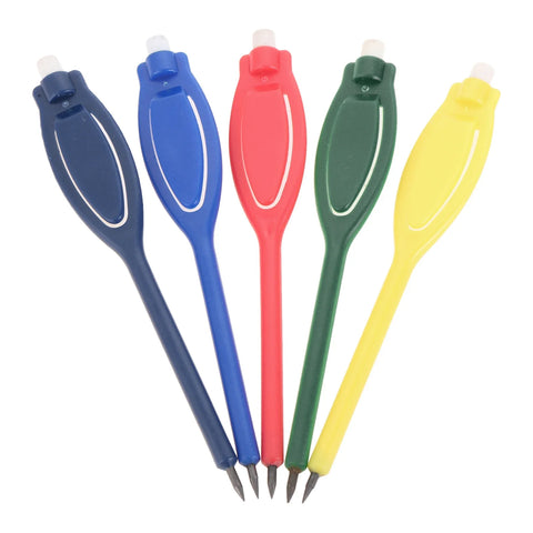 20 Pcs Plastic Golf Scoring Pen Pencil Clip with Eraser Score Card Lead Scoring Golfer Accessory Tool Recording Score Golf Pen
