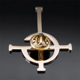Ghost BC Nameless Ghoul Band Brooch for Women Men Stainless Steel Silver Color Papa Emeritus Symbol Badge Pin Jewelry BS06
