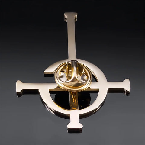 Ghost BC Nameless Ghoul Band Brooch for Women Men Stainless Steel Silver Color Papa Emeritus Symbol Badge Pin Jewelry BS06