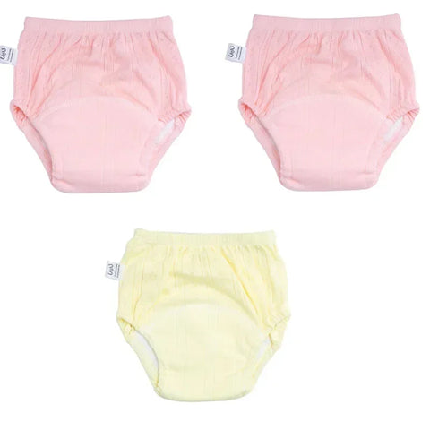 3PCS/LOT Candy Colors Newborn Training Pants Summer Baby Shorts Washable Boy Girls Cloth Diapers Reusable Nappies Infant Panties