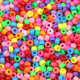 1000pcs Multi-colored Large Hole Pony Beads For Jewelry Making DIY Kids Crafts Friendship Bracelets Beading Keychains Supplies