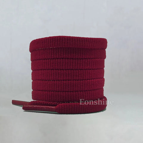 6mm Width Flat Shoelaces for Sneakers Color Basketball Shoes Laces for Shoes White Black Shoelace 90/120/140CM Shoes Accessories