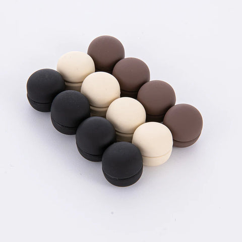 12pcs/lot Safe Macaron Color Hijab Brooch Strong Metal Plating Magnetic Hijab Clip No Hole Pins Brooches Magnet For Muslim