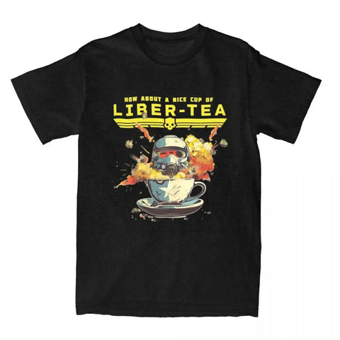 Helldivers 2 Malevelon Creek Veteran T-Shirts Women Men Vintage Cotton Tee Shirt Short Sleeve T Shirt Party Clothing Tops