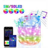 LED String Light Bluetooth Fairy Light USB 5V 20m 10m 5m Dreamcolor Music Sync Party Garland Decor