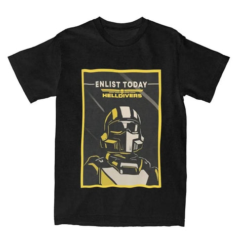 Helldivers 2 Malevelon Creek Veteran T-Shirts Women Men Vintage Cotton Tee Shirt Short Sleeve T Shirt Party Clothing Tops