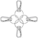 1/5PCS Metal Gourd Buckle Keychain Climbing Hook Car Keychain Strong Carabiner Shape Keychain Accessories Vintage Key Chain Ring