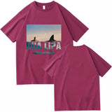 Dua Radical Optimistic Lipa Vintage Print Loose Comfortable T-shirt O Collar Trend Short-sleeved T-shirt Fans Gift Everyday Wear