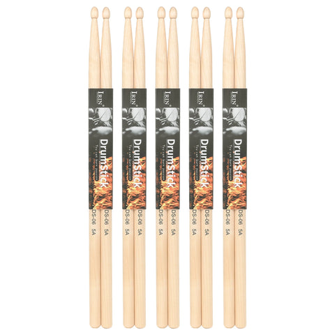 IRIN DS-06 Drum Sticks Maple Drumstick 5A 7A Drum Mallets Professional Wooden Percussion Musical Instrument Accessories Parts
