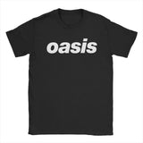 O-Oasis Rock Band T-Shirts for Men Women British Music Albums Vintage Cotton Tees Crew Neck Short Sleeve T Shirt Clothing Tops