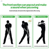 Golf Telescopic Swing Stick Grip Trainer Beginner Golf Retractable Rod Training Supplies Posture Corrector Assistant