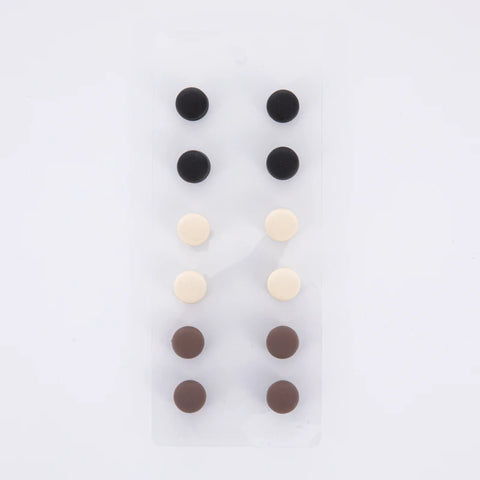 12pcs/lot Safe Macaron Color Hijab Brooch Strong Metal Plating Magnetic Hijab Clip No Hole Pins Brooches Magnet For Muslim