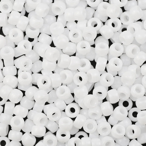 1000pcs Multi-colored Large Hole Pony Beads For Jewelry Making DIY Kids Crafts Friendship Bracelets Beading Keychains Supplies