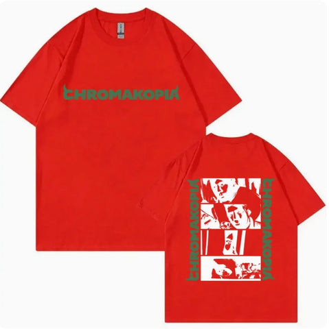 Tyler the Creator Tour 2025 TShirt Chromakopia Album Men Clothing Harajuku Vintage Unisex High Quality Cotton TShirts Graphic