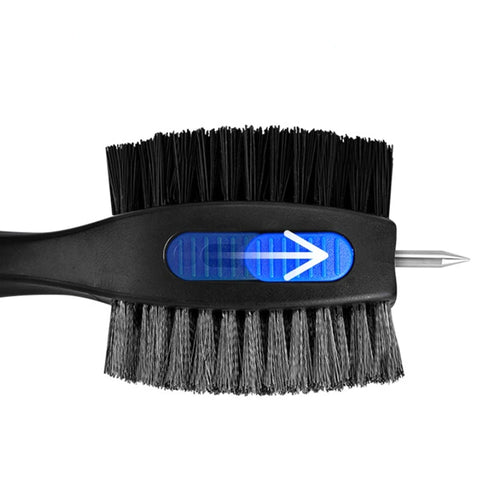 PGM Golf Club Brush Double-sided Clean PP Hair Plus Stianless Steel Portable Hook Golf Accessories SZ007