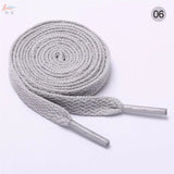 26 Colors Shoelaces Red Yellow Black Flat Laces Sneaker Shoestring No Elasticity Shoelace Women Lacet Shoe Accessories Orange