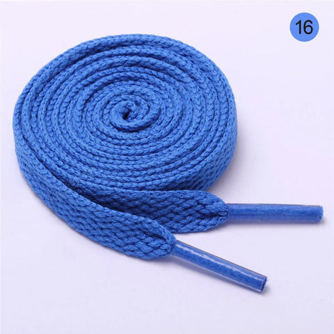 26 Colors Shoelaces Red Yellow Black Flat Laces Sneaker Shoestring No Elasticity Shoelace Women Lacet Shoe Accessories Orange