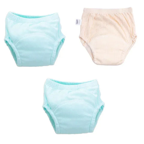 3PCS/LOT Candy Colors Newborn Training Pants Summer Baby Shorts Washable Boy Girls Cloth Diapers Reusable Nappies Infant Panties