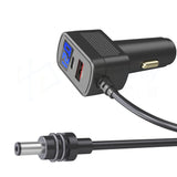 For Starlink Mini 100w 3-in-1 Car Charger with 2m/3m Type-C USB to DC Cable LED  insert the car cigarette lighter hole fit Mini