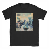 O-Oasis Rock Band T-Shirts for Men Women British Music Albums Vintage Cotton Tees Crew Neck Short Sleeve T Shirt Clothing Tops