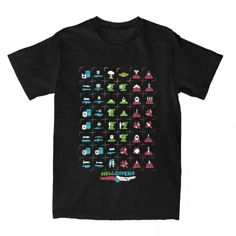 Helldivers 2 Malevelon Creek Veteran T-Shirts Women Men Vintage Cotton Tee Shirt Short Sleeve T Shirt Party Clothing Tops