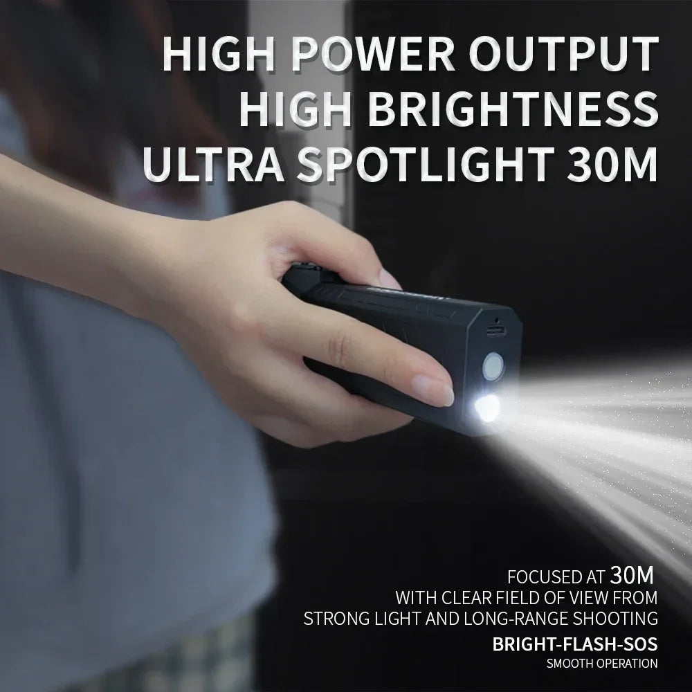 CROSSGUN X3 Pro Violent Blower Fan 3nd Turbo Blower Fan Jetfan Strong Fans Handheld 130000RPM Wind Speed 52m/s With LED Lighting