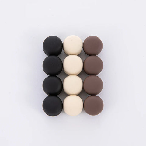 12pcs/lot Safe Macaron Color Hijab Brooch Strong Metal Plating Magnetic Hijab Clip No Hole Pins Brooches Magnet For Muslim