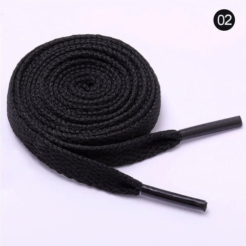 26 Colors Shoelaces Red Yellow Black Flat Laces Sneaker Shoestring No Elasticity Shoelace Women Lacet Shoe Accessories Orange